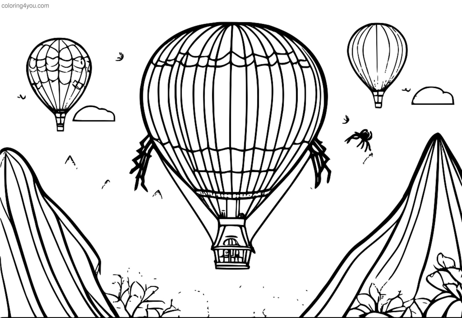 Illustration du folklore de l'araignée Anansi africaine montgolfière flottante. Illustration du folklore de l'araignée Anansi africaine montgolfière flottante.
