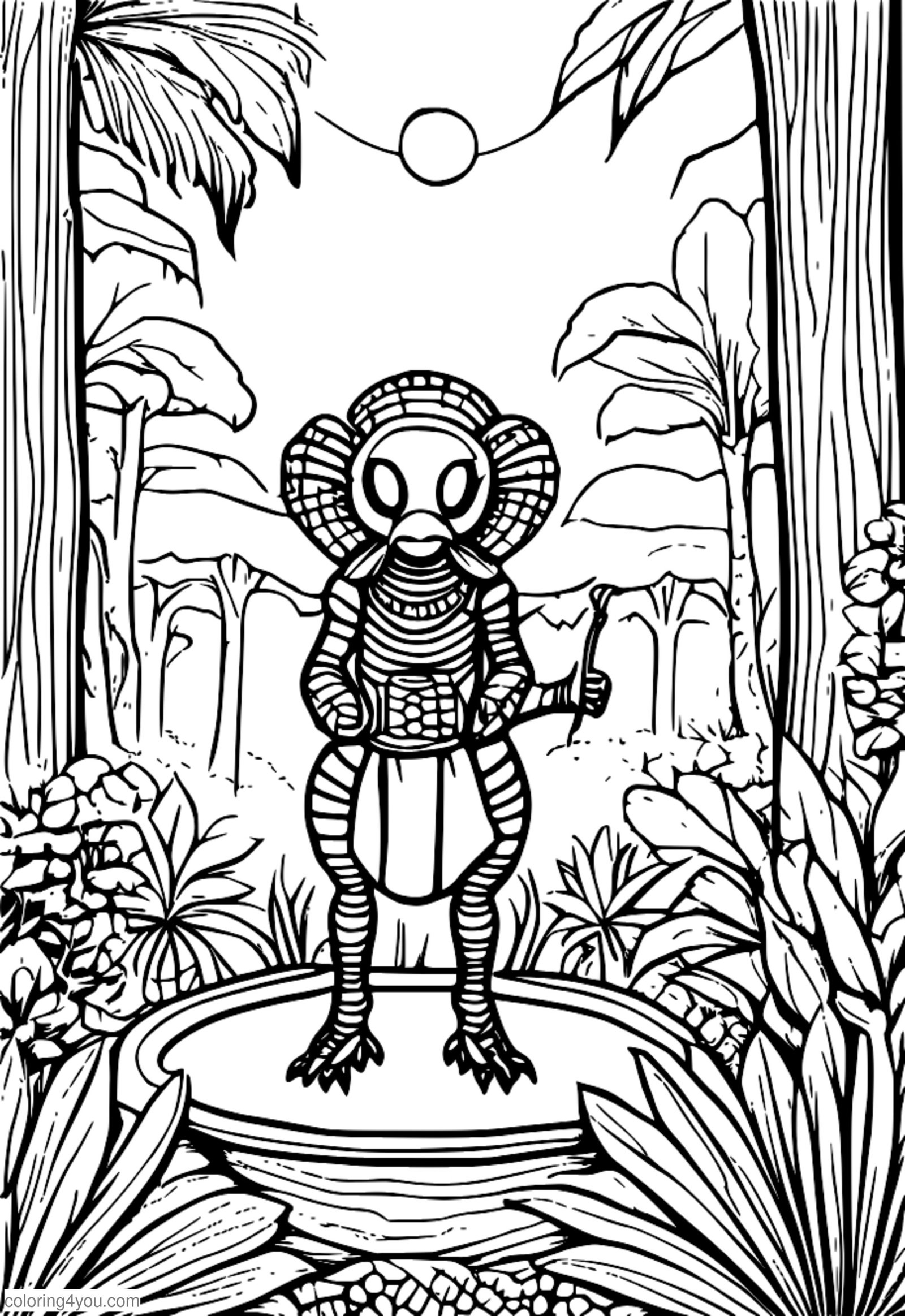 Afrički Anansi pauk folklorna ilustracija povijesna slučajna scena. Afrički Anansi pauk folklorna ilustracija povijesna slučajna scena.