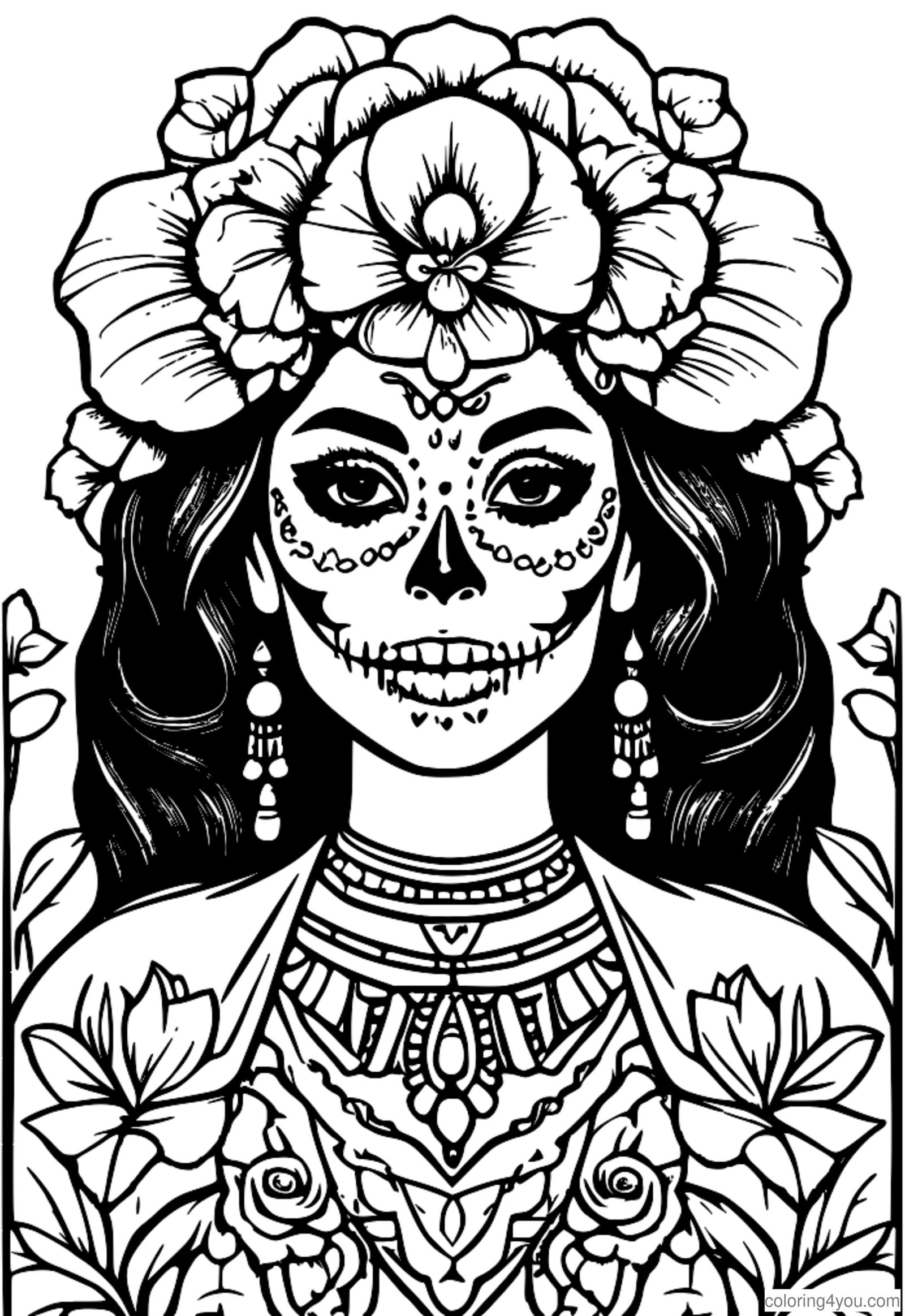 Coco's Catrina Boyama Səhifəsi Coco's Catrina Boyama Səhifəsi