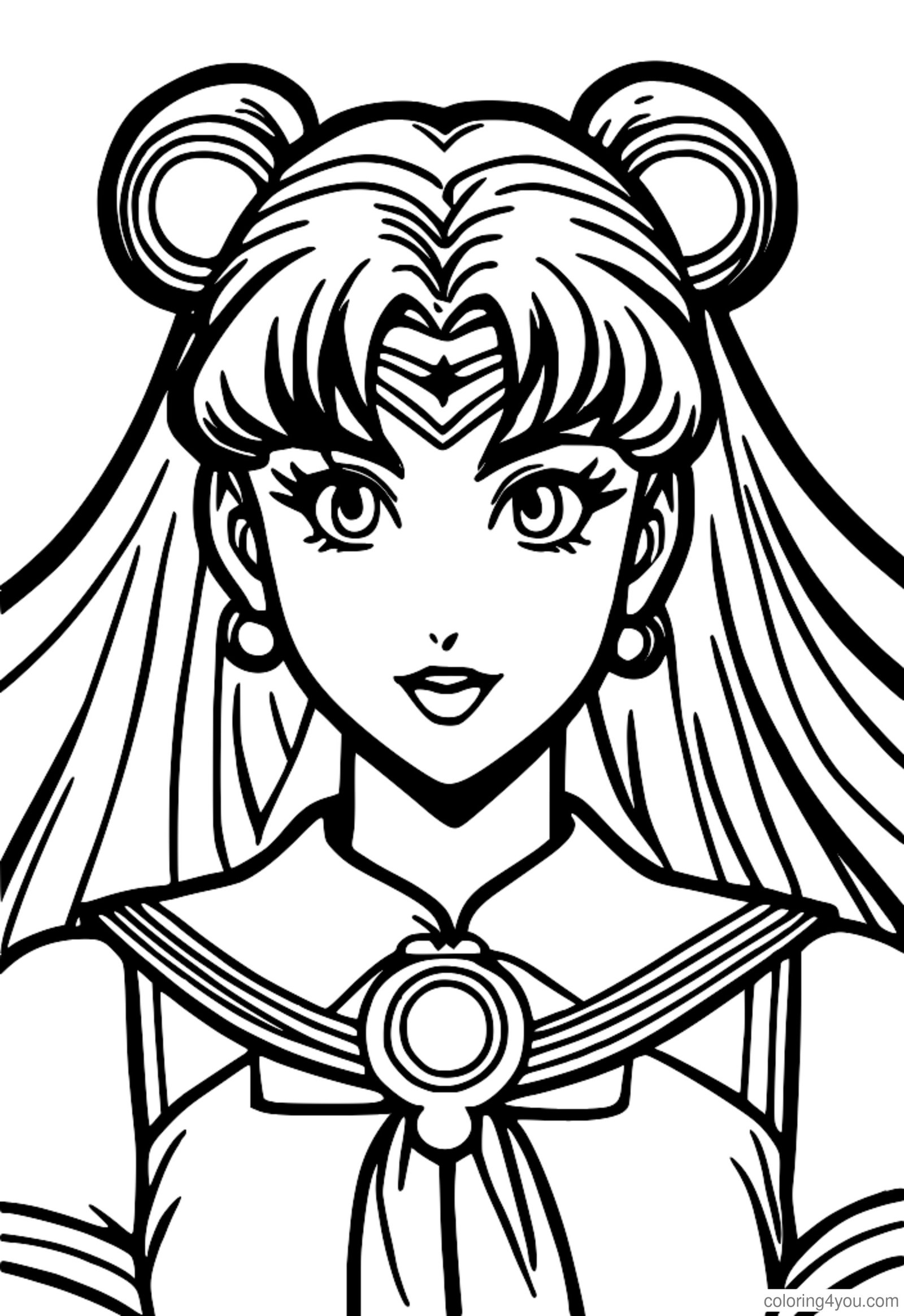 Sailor Moon a její přátelé pózují se svými ikonickými účesy, obklopeni světly a barvami Sailor Moon a její přátelé pózují se svými ikonickými účesy, obklopeni světly a barvami