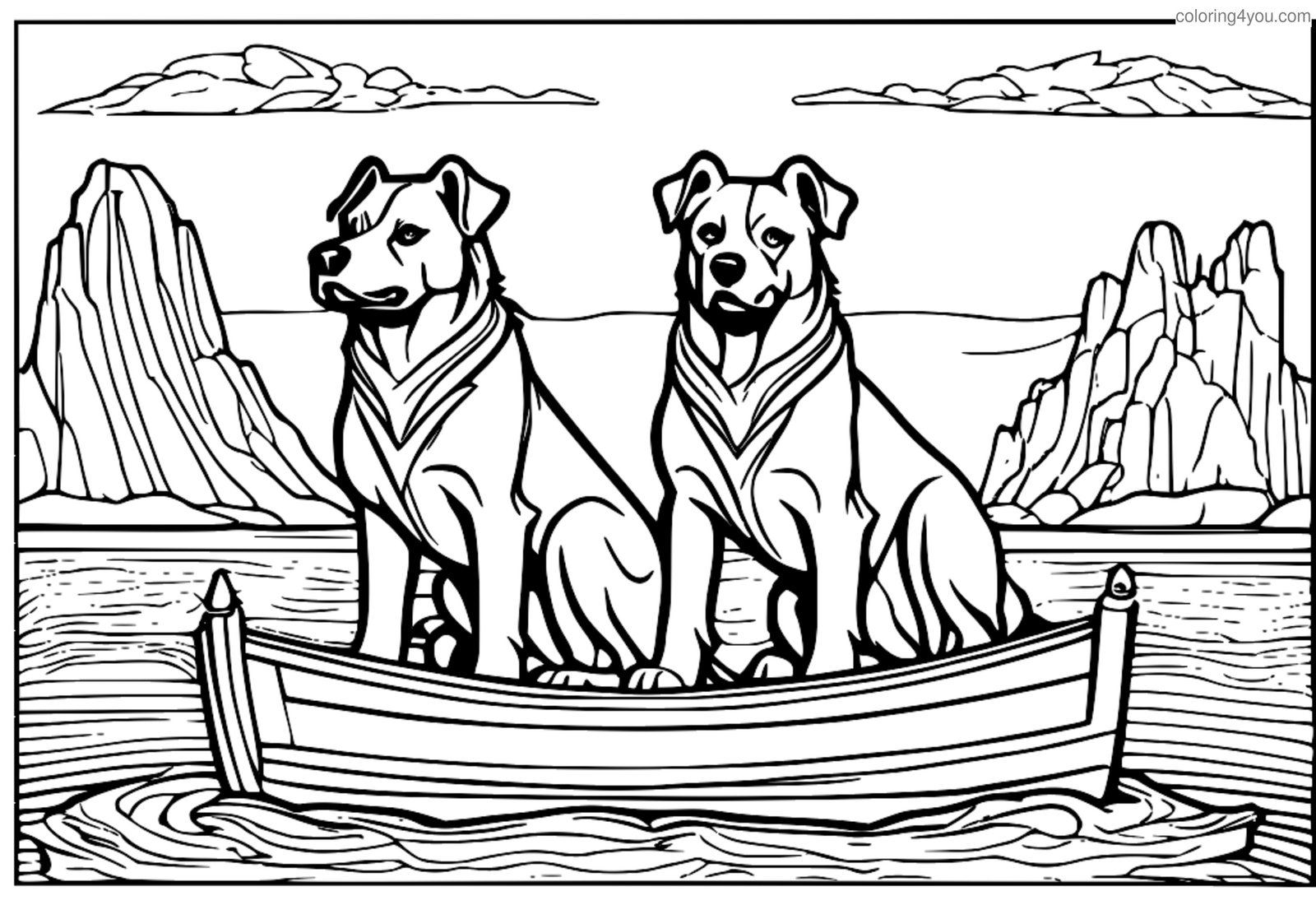 Cerberus, the three-headed dog, guarding the ferry crossing of Charon Cerberus, the three-headed dog, guarding the ferry crossing of Charon