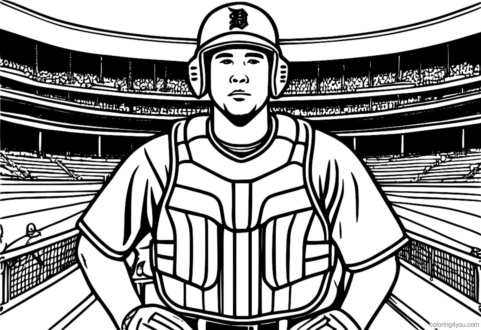 Catcher Baseball Seapánach Taobh thiar Pláta Baile Catcher Baseball Seapánach Taobh thiar Pláta Baile