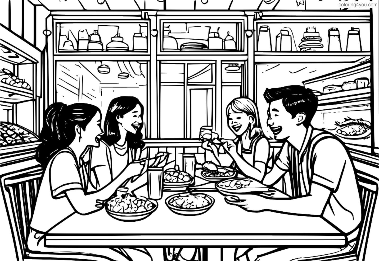 Geng ngunjungi restoran anyar lan nyoba macem-macem panganan. Geng ngunjungi restoran anyar lan nyoba macem-macem panganan.
