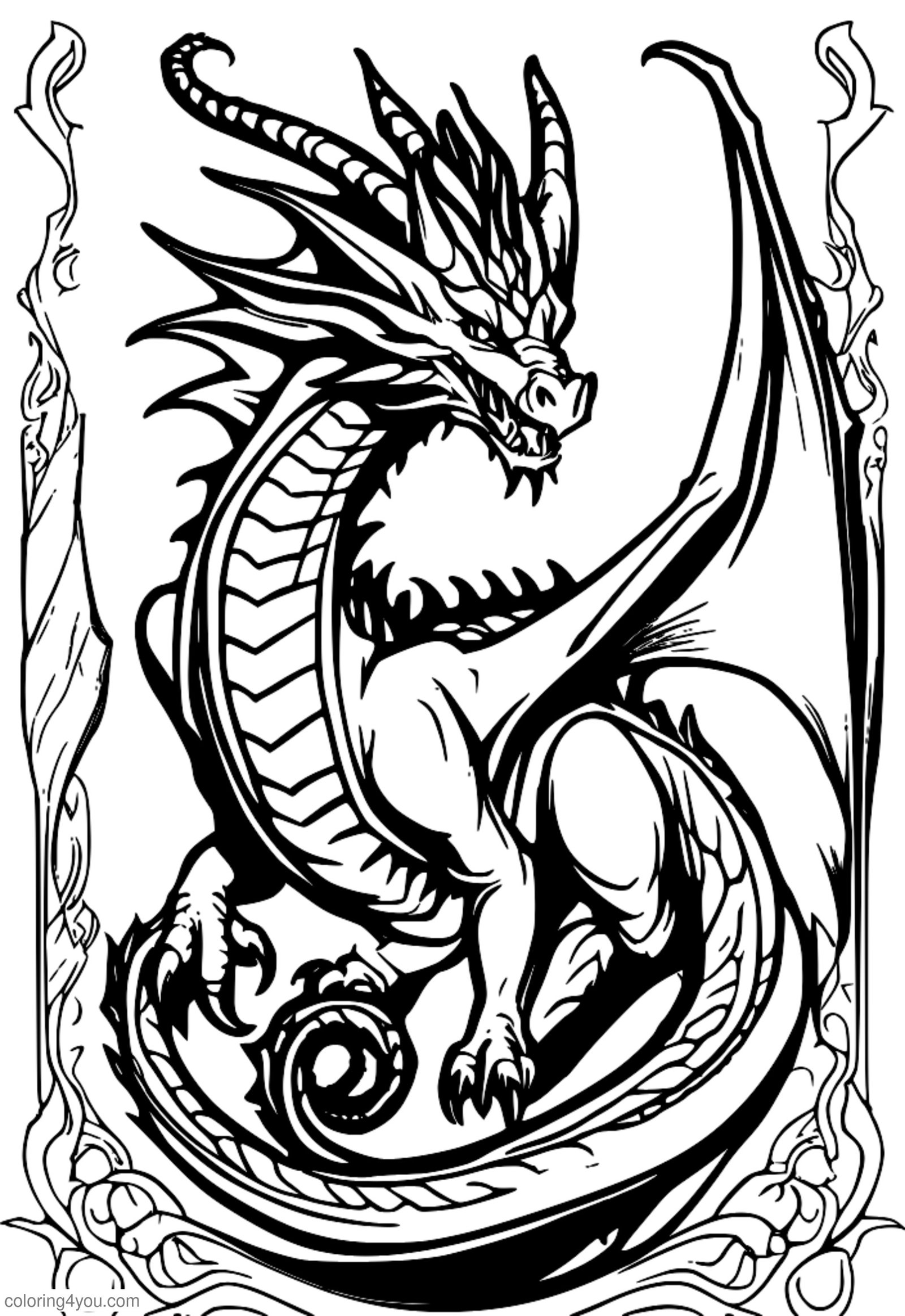 Eldrazi drakonas su čiuptuvais ir ugniniu alsavimu Eldrazi drakonas su čiuptuvais ir ugniniu alsavimu