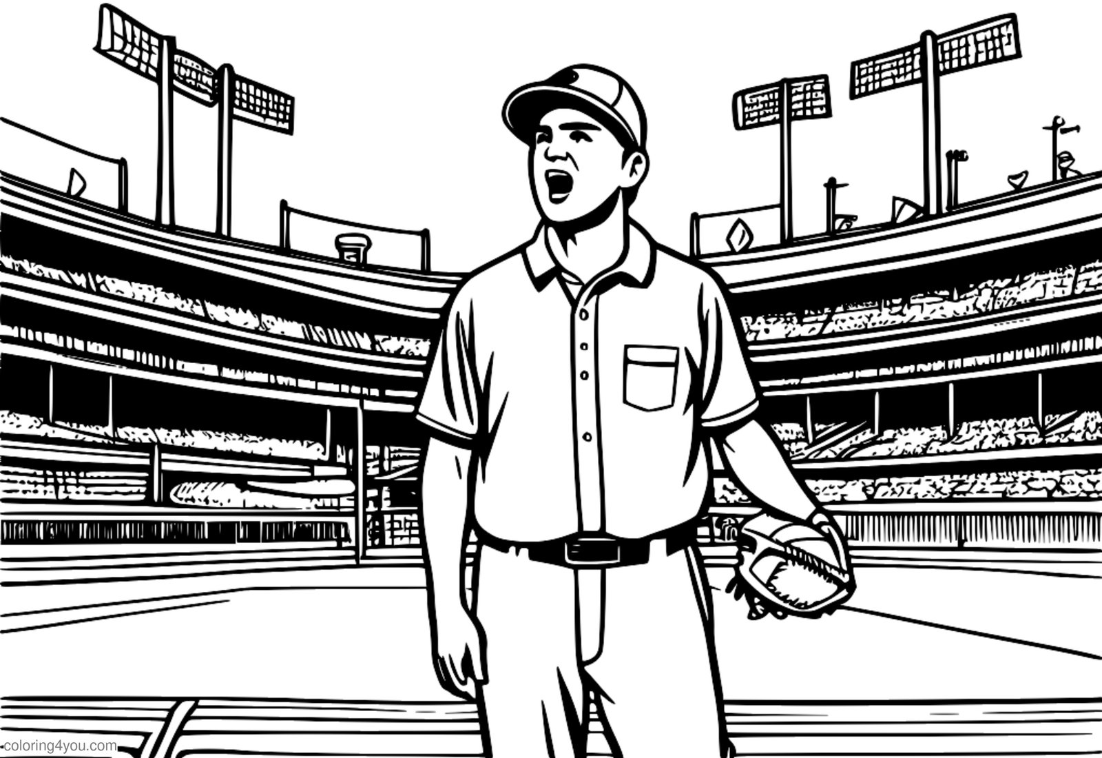 Σελίδα ζωγραφικής Little League προπονητής, δραστηριότητες για παιδιά, προπονητές μπέιζμπολ Σελίδα ζωγραφικής Little League προπονητής, δραστηριότητες για παιδιά, προπονητές μπέιζμπολ