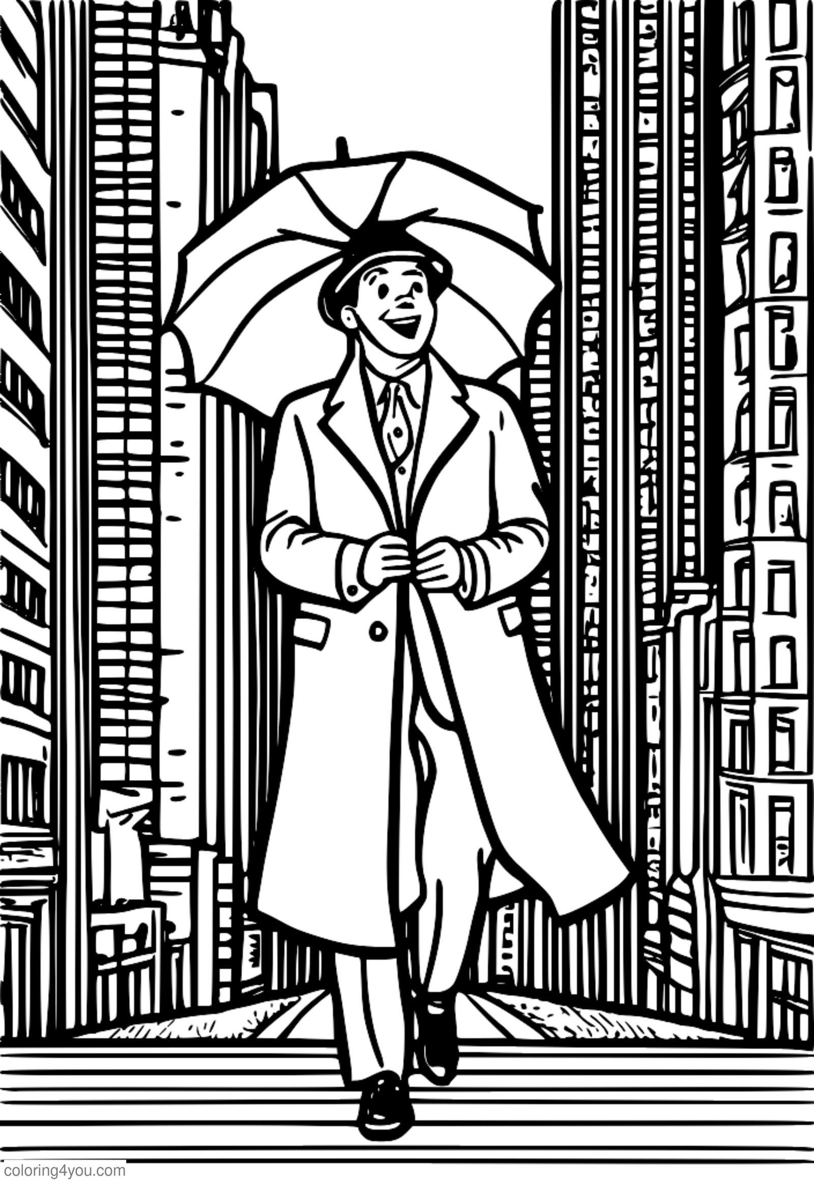 Cosmo Brown di Singin' in the Rain da colorare Cosmo Brown di Singin' in the Rain da colorare
