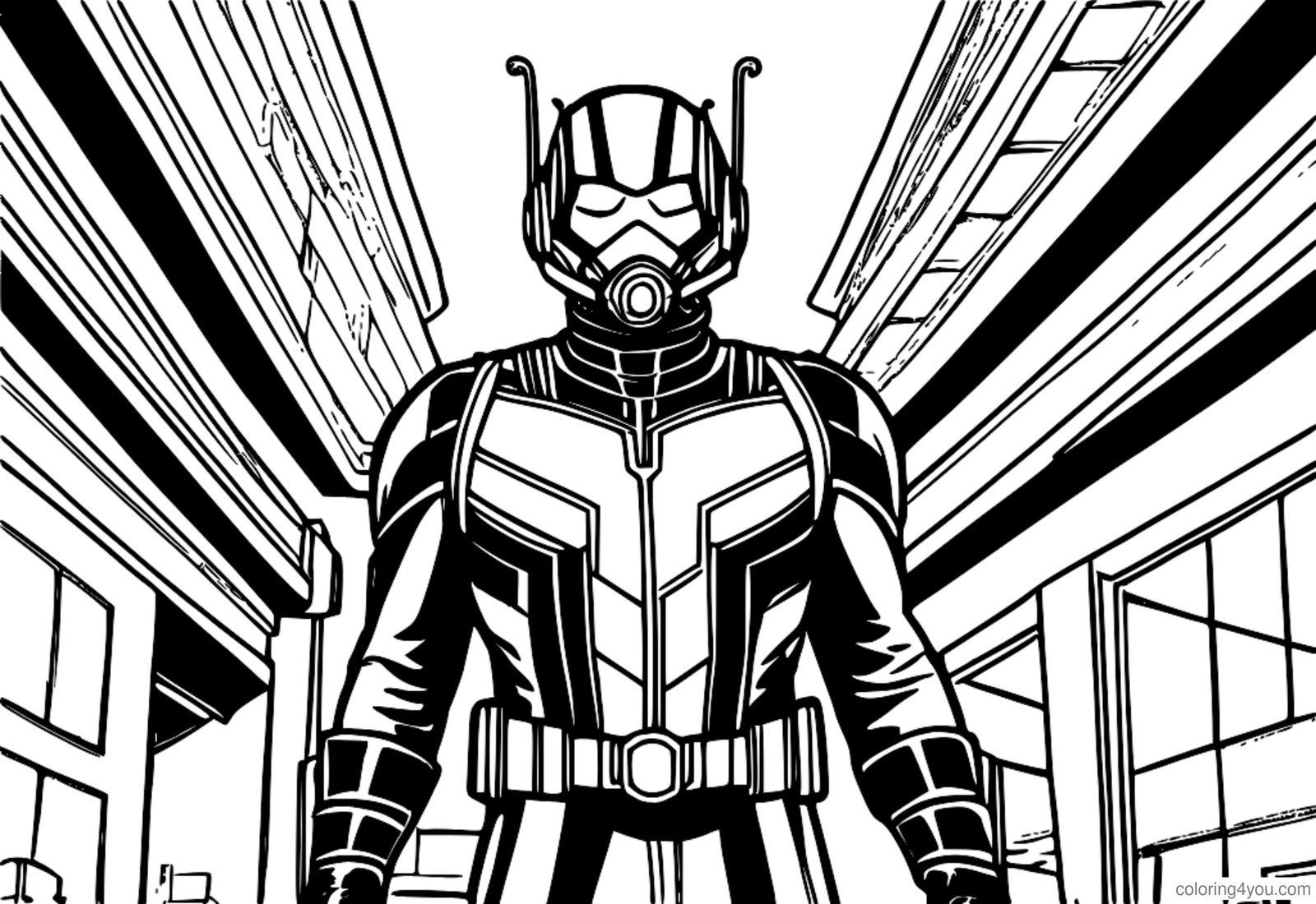 Ant-Man vs Yellowjacket, kaca aksi pahlawan super Ant-Man vs Yellowjacket, kaca aksi pahlawan super