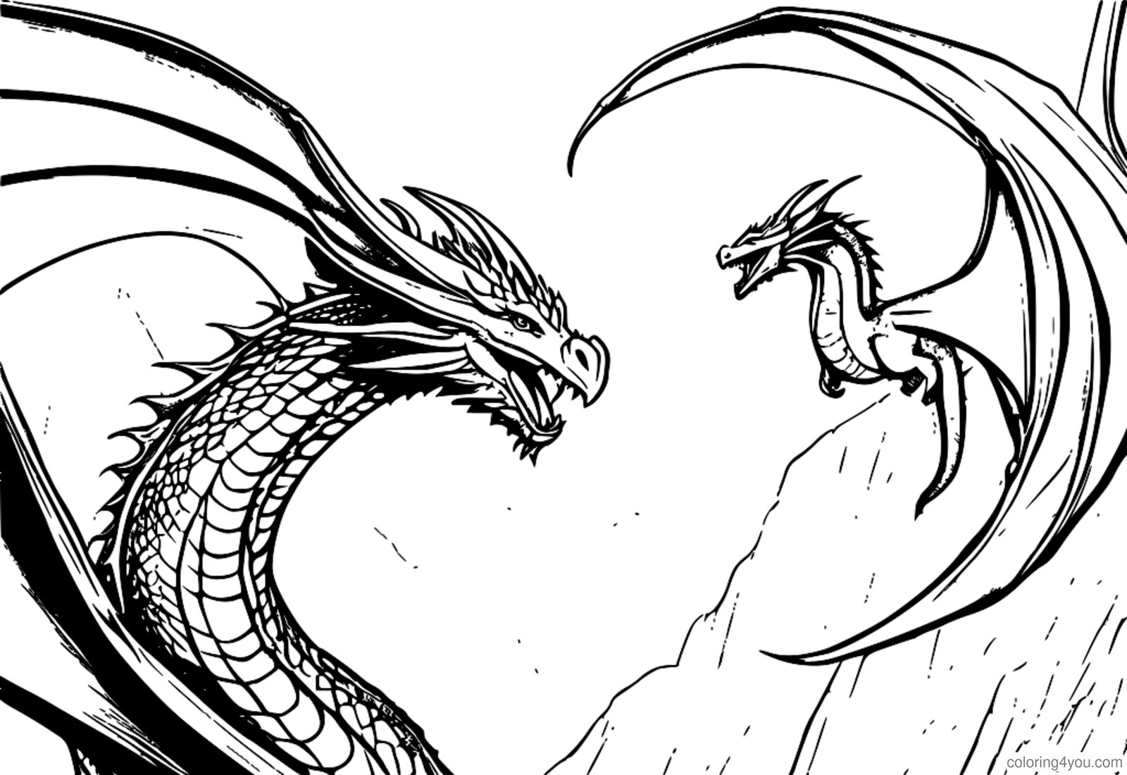 Eragon et Saphira chevauchent vers le ciel Eragon et Saphira chevauchent vers le ciel