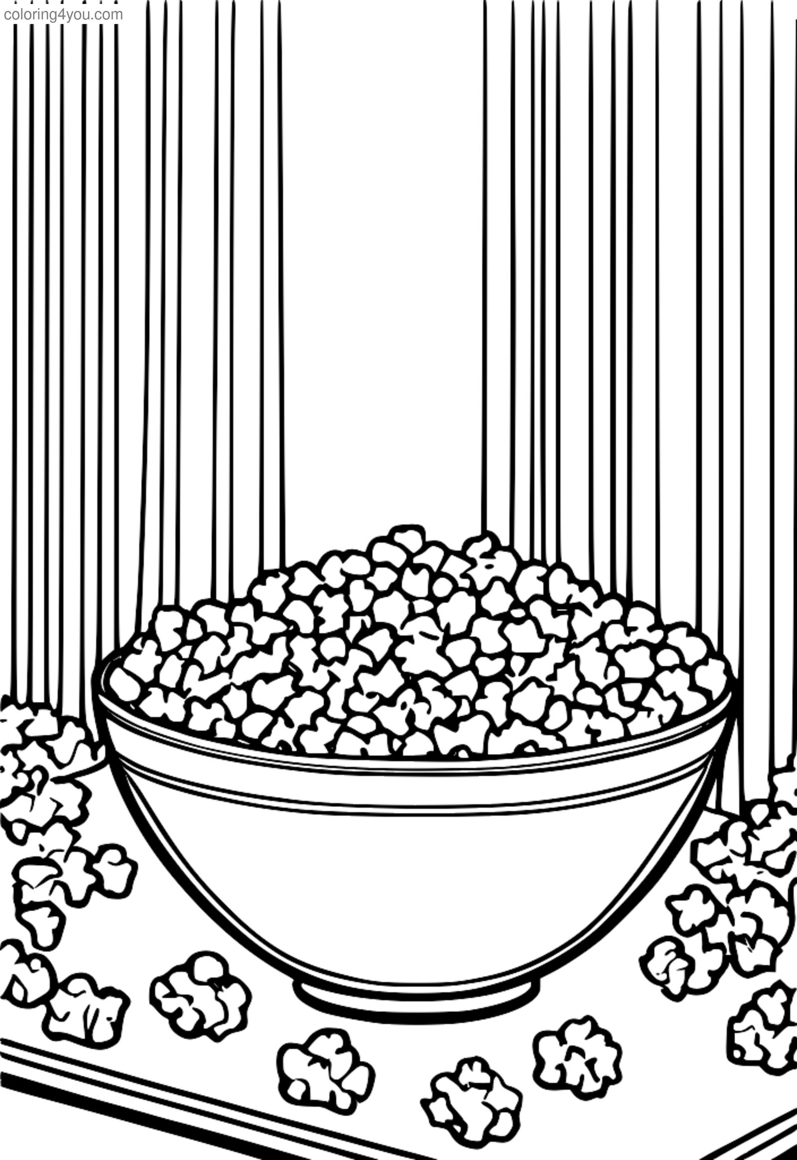 A big bowl of popcorn at a birthday party A big bowl of popcorn at a birthday party