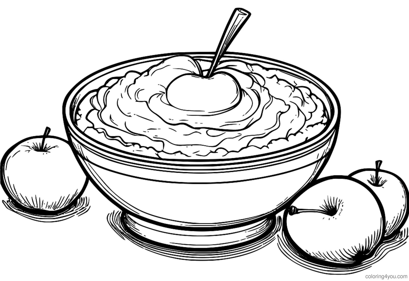 ilustração colorida de uma batata frita de maçã com sorvete de baunilha. ilustração colorida de uma batata frita de maçã com sorvete de baunilha.