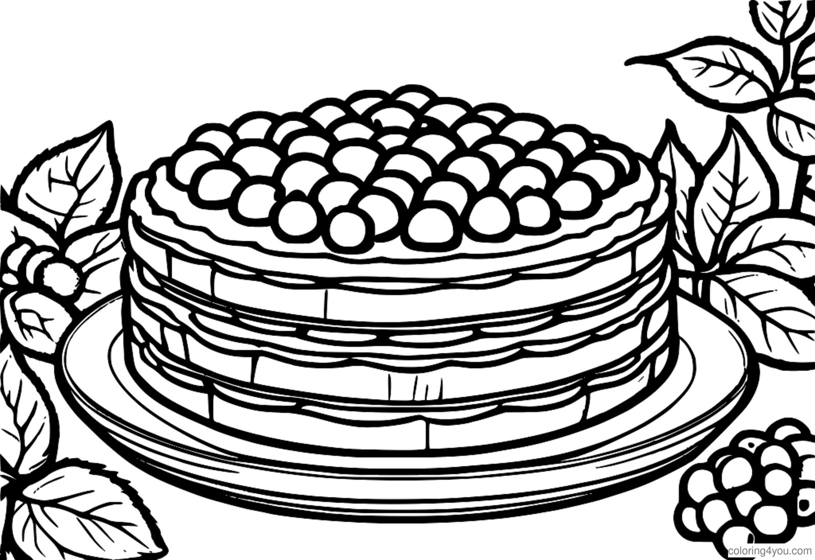 página para colorir de uma torta de framboesa com crosta treliçada página para colorir de uma torta de framboesa com crosta treliçada