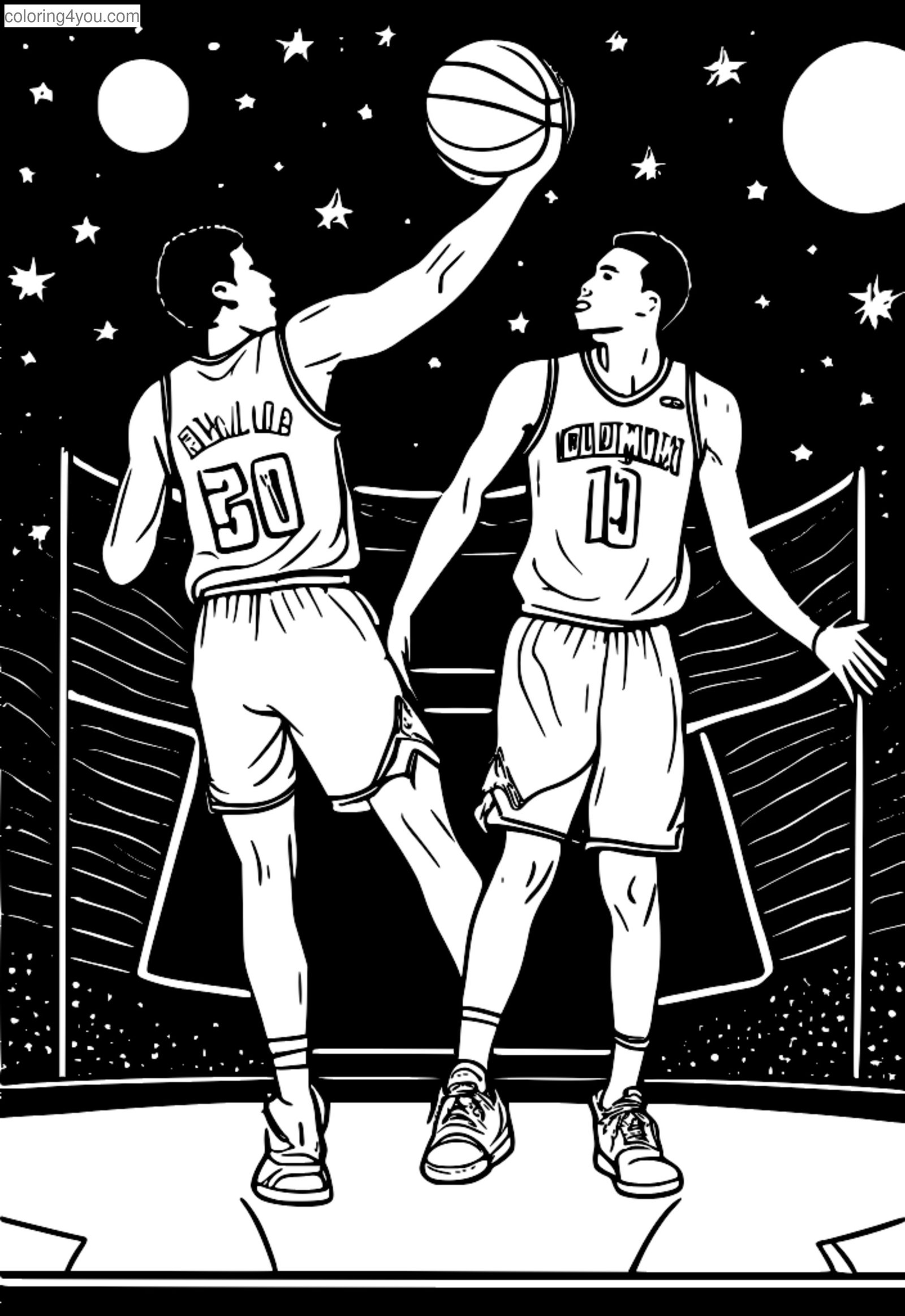 omalovánky basketbalových ohňů, turnajové fantazie namočených soutěží, barevné ilustrace, ilustrace fantasy her omalovánky basketbalových ohňů, turnajové fantazie namočených soutěží, barevné ilustrace, ilustrace fantasy her