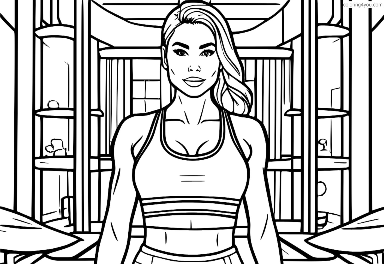 páginas para colorear con moda e inspiración para el gimnasio páginas para colorear con moda e inspiración para el gimnasio