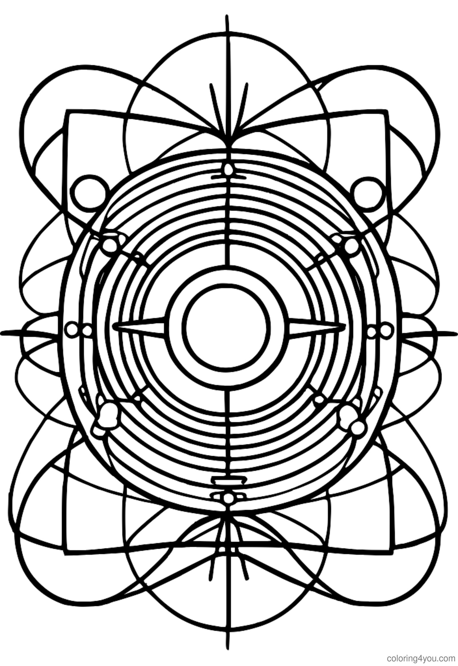 Stylized representation of the electron being added to the atom. Stylized representation of the electron being added to the atom.