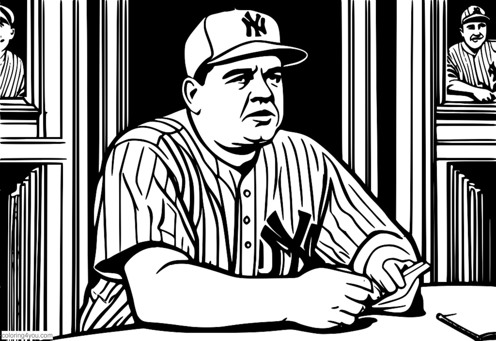 Babe Ruth baseball player, New York Yankees Babe Ruth baseball player, New York Yankees