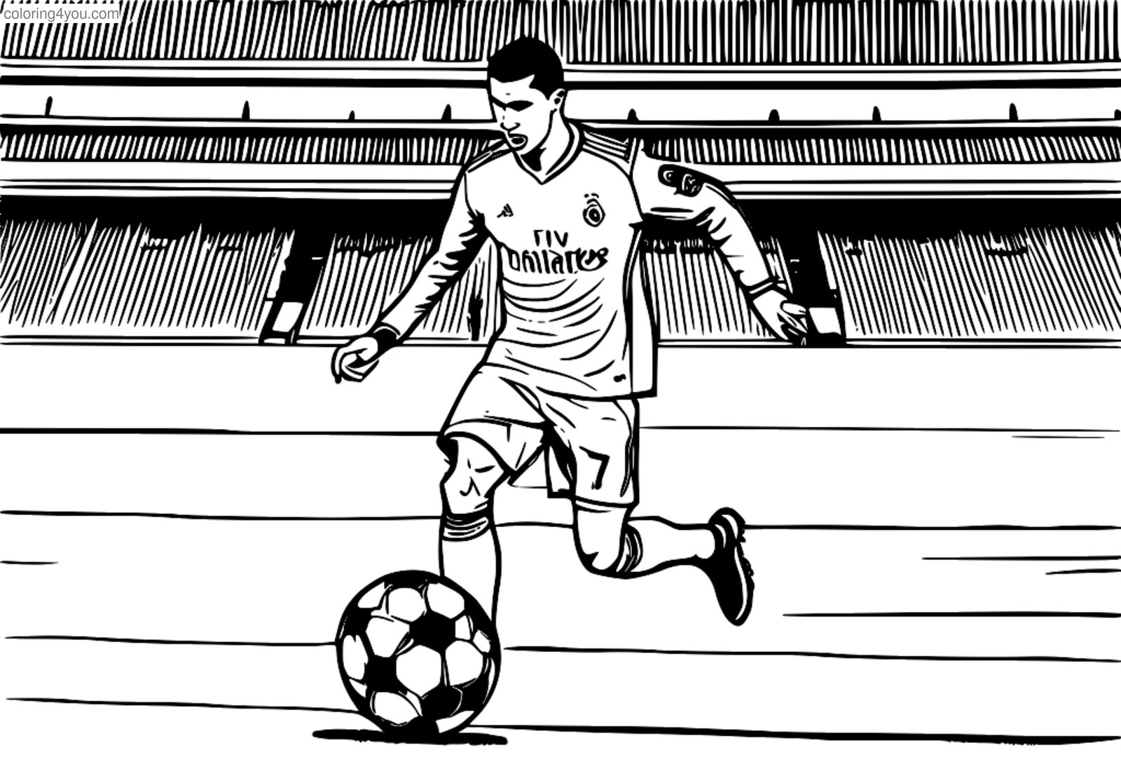 Paġna tal-kulur tal-plejer tal-futbol ta' Cristiano Ronaldo Paġna tal-kulur tal-plejer tal-futbol ta' Cristiano Ronaldo