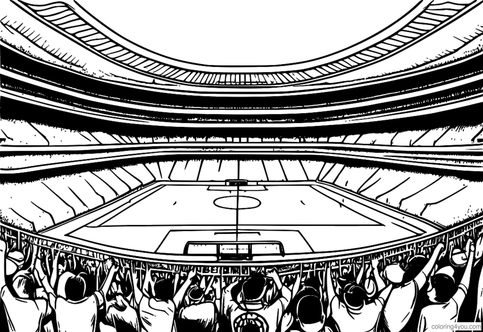 Futbaloví fanúšikovia na tribúnach povzbudzujú svoj obľúbený tím, obklopení bohatou históriou a tradíciou štadióna Futbaloví fanúšikovia na tribúnach povzbudzujú svoj obľúbený tím, obklopení bohatou históriou a tradíciou štadióna