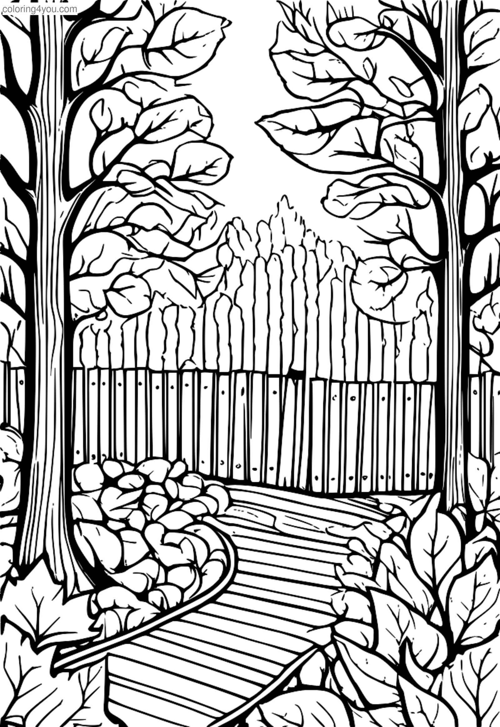 Fall leaves and line dancing scene Fall leaves and line dancing scene