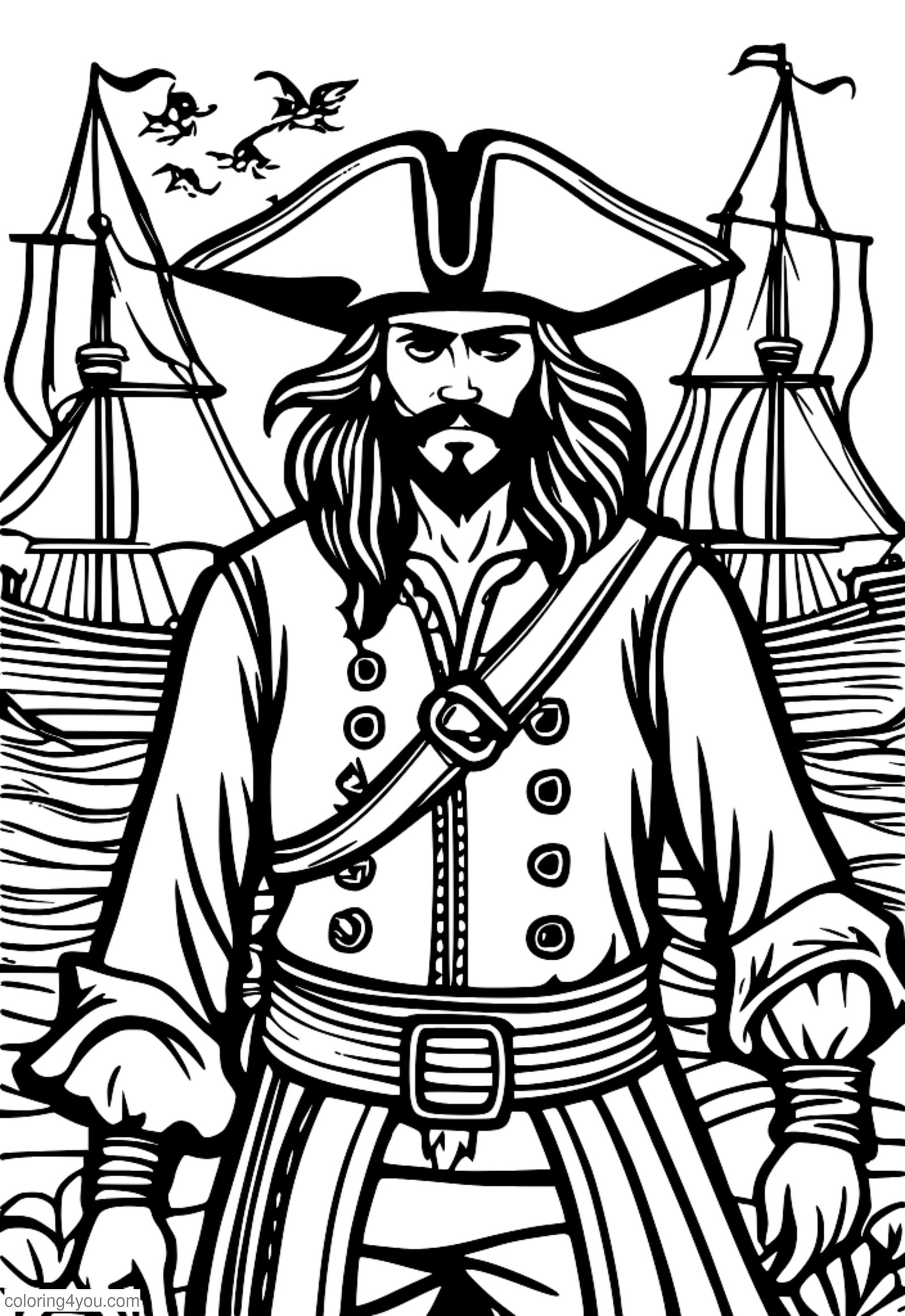 Pirata b’kuruna f’nofs battalja ġusta Pirata b’kuruna f’nofs battalja ġusta