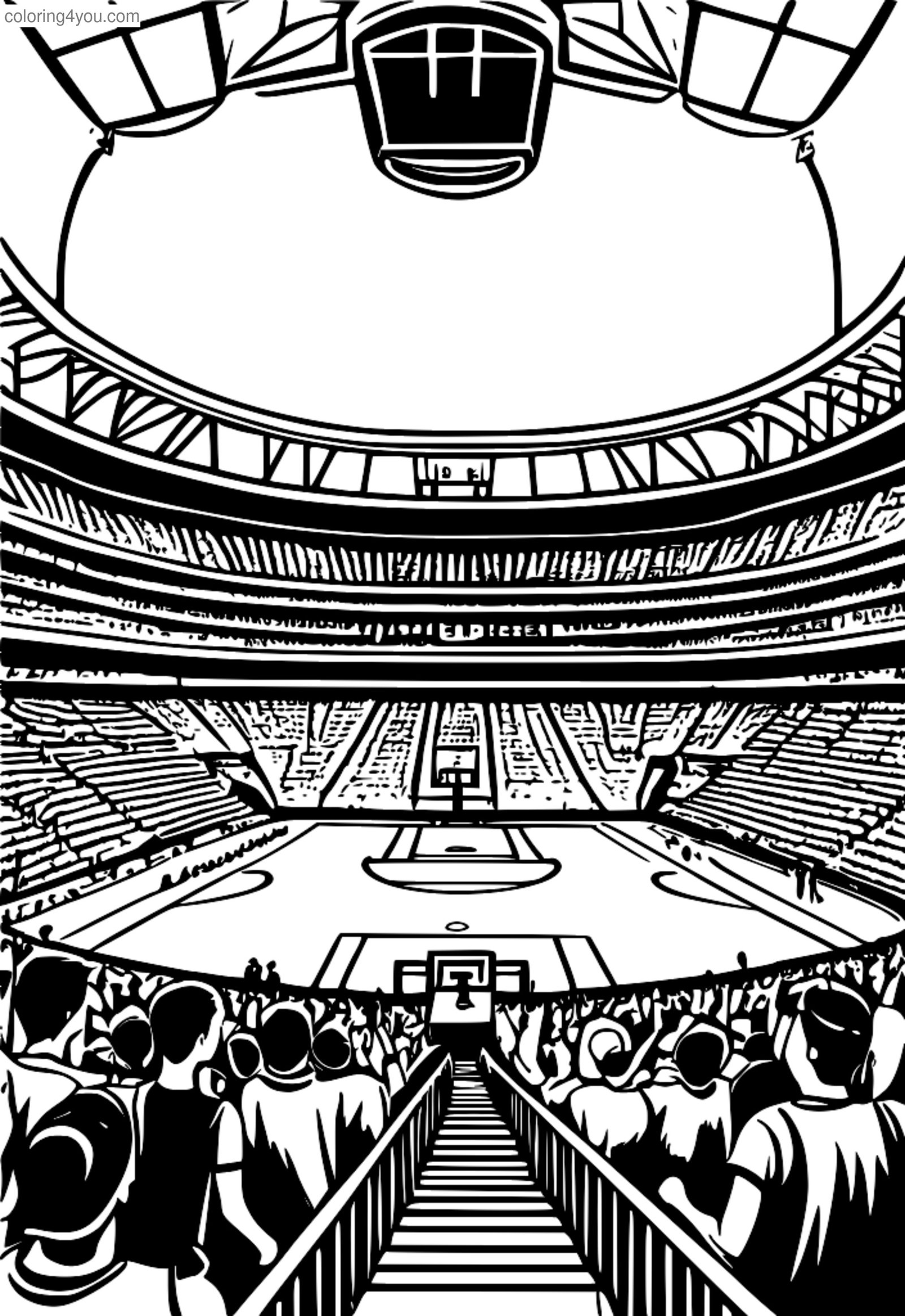 Fannijiet entużjasti jferrħu f'arena tal-basketball Fannijiet entużjasti jferrħu f'arena tal-basketball