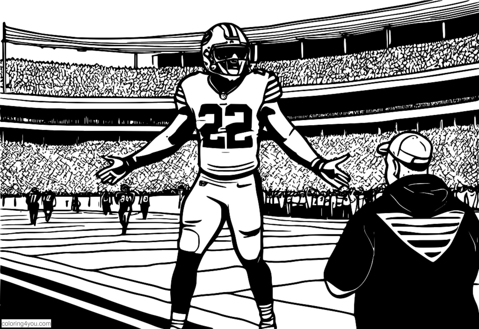 Ник Чабб NFL стадионында тату-даунды тойлауда Ник Чабб NFL стадионында тату-даунды тойлауда