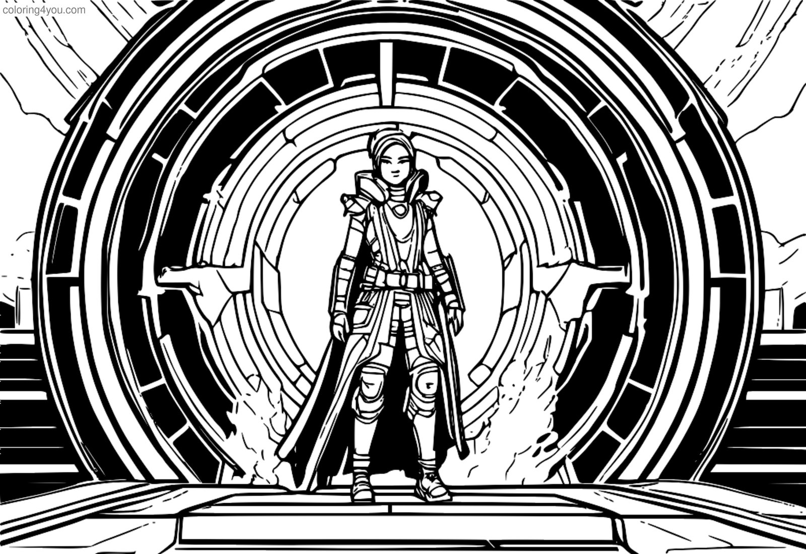 Wraith saka Apex Legenda ing portal interdimensional misterius Wraith saka Apex Legenda ing portal interdimensional misterius