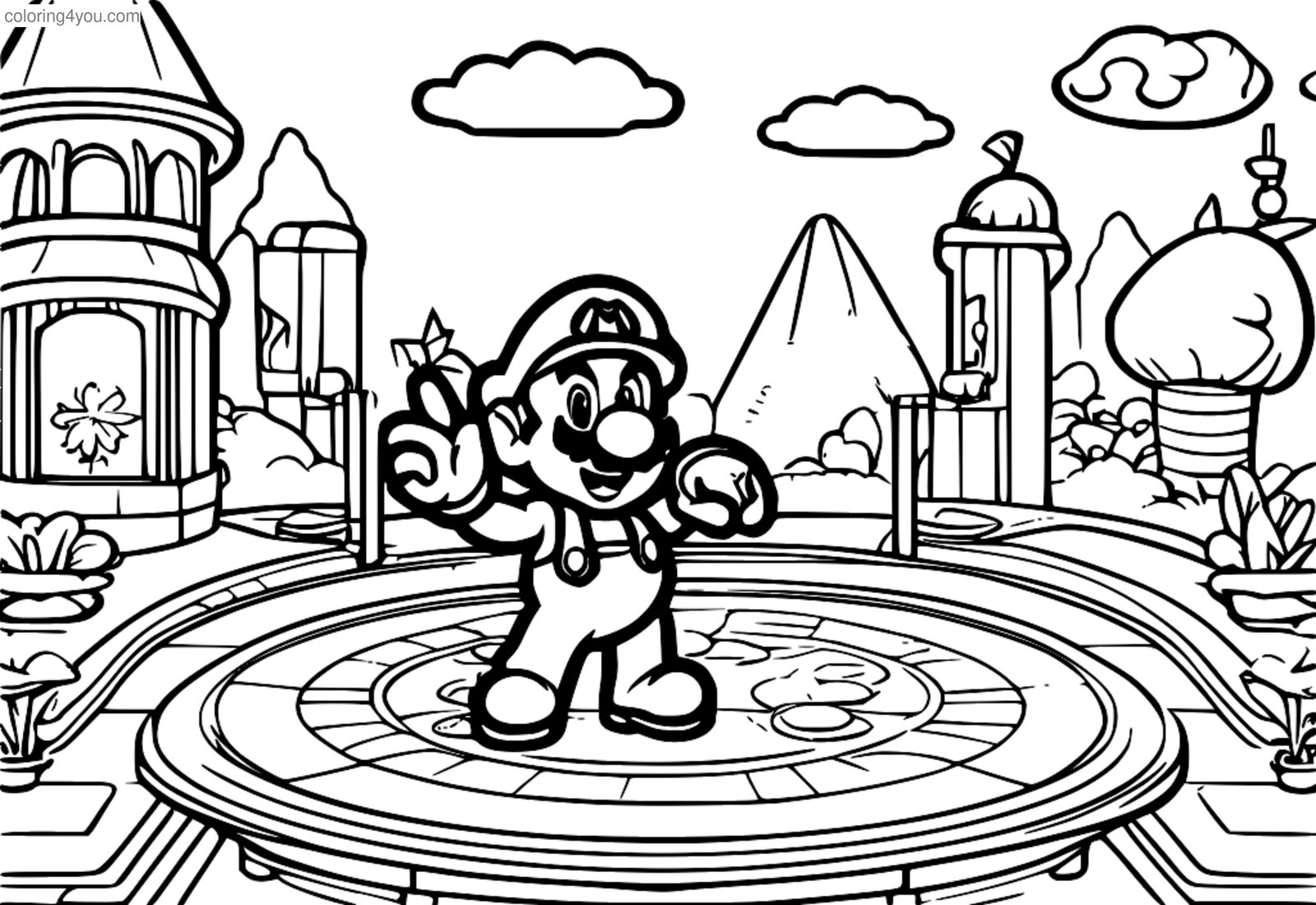 Mario Party Superstars galda spēļu krāsojamās lapas Mario Party Superstars galda spēļu krāsojamās lapas