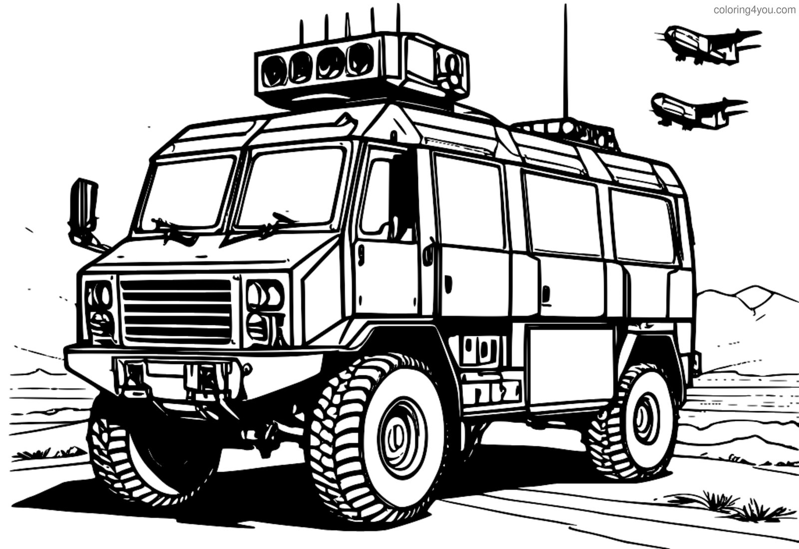 omalovánky taktické radarové dodávky MIM-104 Patriot omalovánky taktické radarové dodávky MIM-104 Patriot