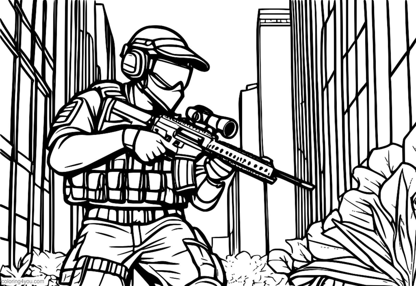 Um jogador segurando um SIG MCX colorido, com tema CS:GO, diversão e jogos Um jogador segurando um SIG MCX colorido, com tema CS:GO, diversão e jogos