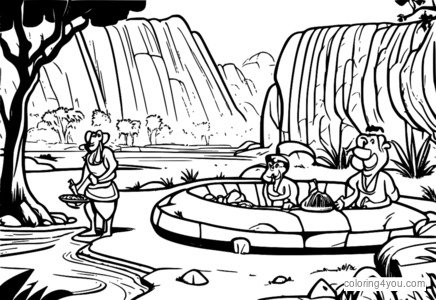 Flintstones duke shijuar një Ditë Falënderimesh parahistorike