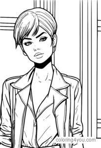 Faye Valentine izgleda nerodno med petjem iz filma Cowboy Bebop.