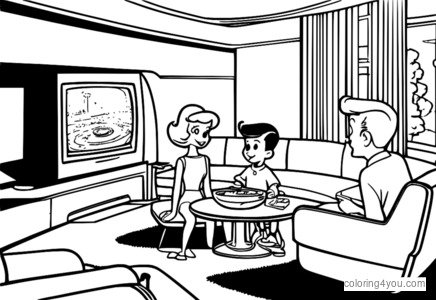 De Holo-Vision van de Jetsons om in te kleuren