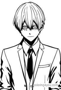 Kaneki Ken hablando con un ghoul de Tokyo Ghoul's