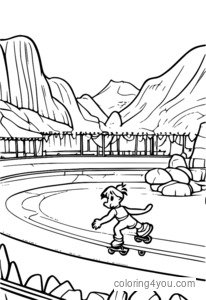 Patinazhi në akull Flintstones