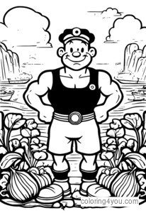 Popeye með spínatrusl