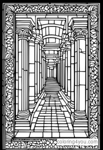 Lupercalia - หน้าระบายสี โมเสกโรมัน เทศกาลโบราณ