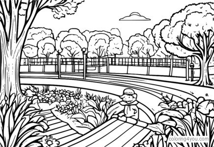 公園で笑って遊んでいる幸せな子供たち