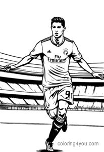 Nogometna bojanka Cristiano Ronaldo
