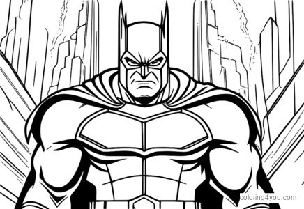 Penjahat superhero kartun kanthi ekspresi nesu lan frustasi
