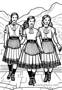 Шотландські високогірні танцюристи в кілтах виконують Highland Fling на фестивалі