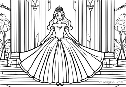 Tutu kiygan malika tiara taqqan va qo‘lida balet qilichi