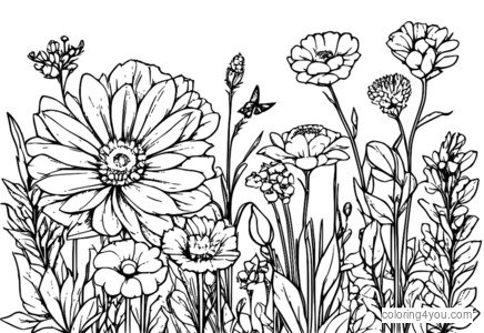 Gartnere lager vakre urtebuketter med friske blomster og urter.