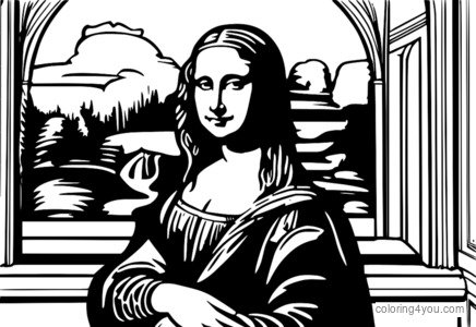 Louvre இல் Lorenza de Mot இன் வண்ணப் பக்கம்