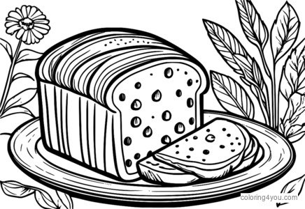 Ett vackert fyllt bröd med örter och ost