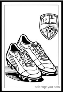 Pair of firm ground soccer cleats