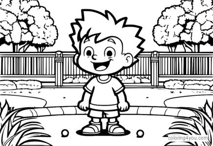 Kolorowanka Tommy Pickles z Rugrats (2021)