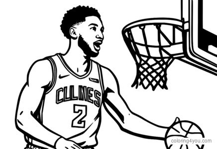 Ben Simmons duke zhytur një top basketbolli