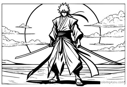 Ічыга Куросакі ў форме Банкай, анімэ-серыял Bleach