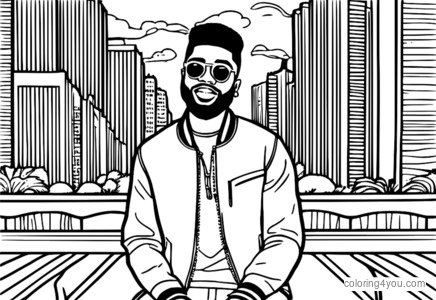 Khalid cu un citat din una dintre melodiile sale