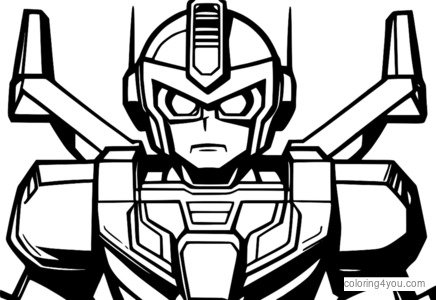 Mega Man 11 ойындар сериясынан King Robot бояу парағы